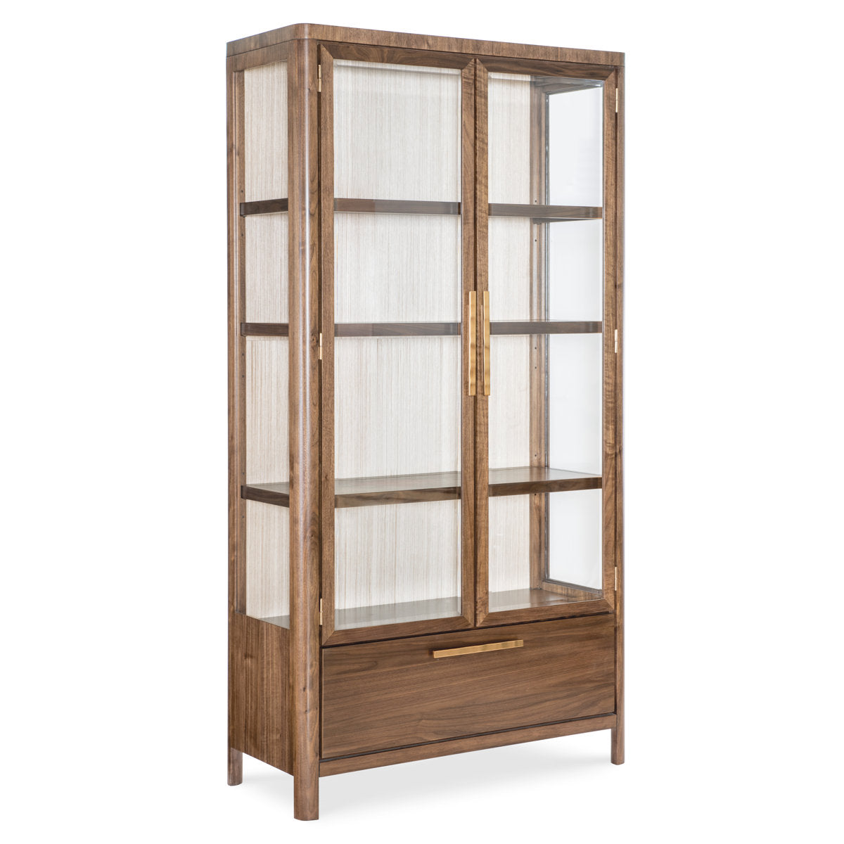 Eleana Lighted Curio Cabinet