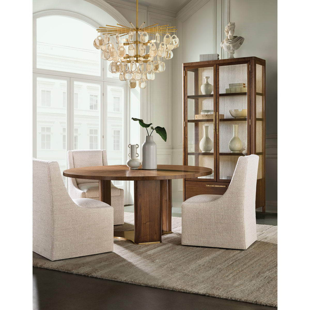 Eleana Lighted Curio Cabinet