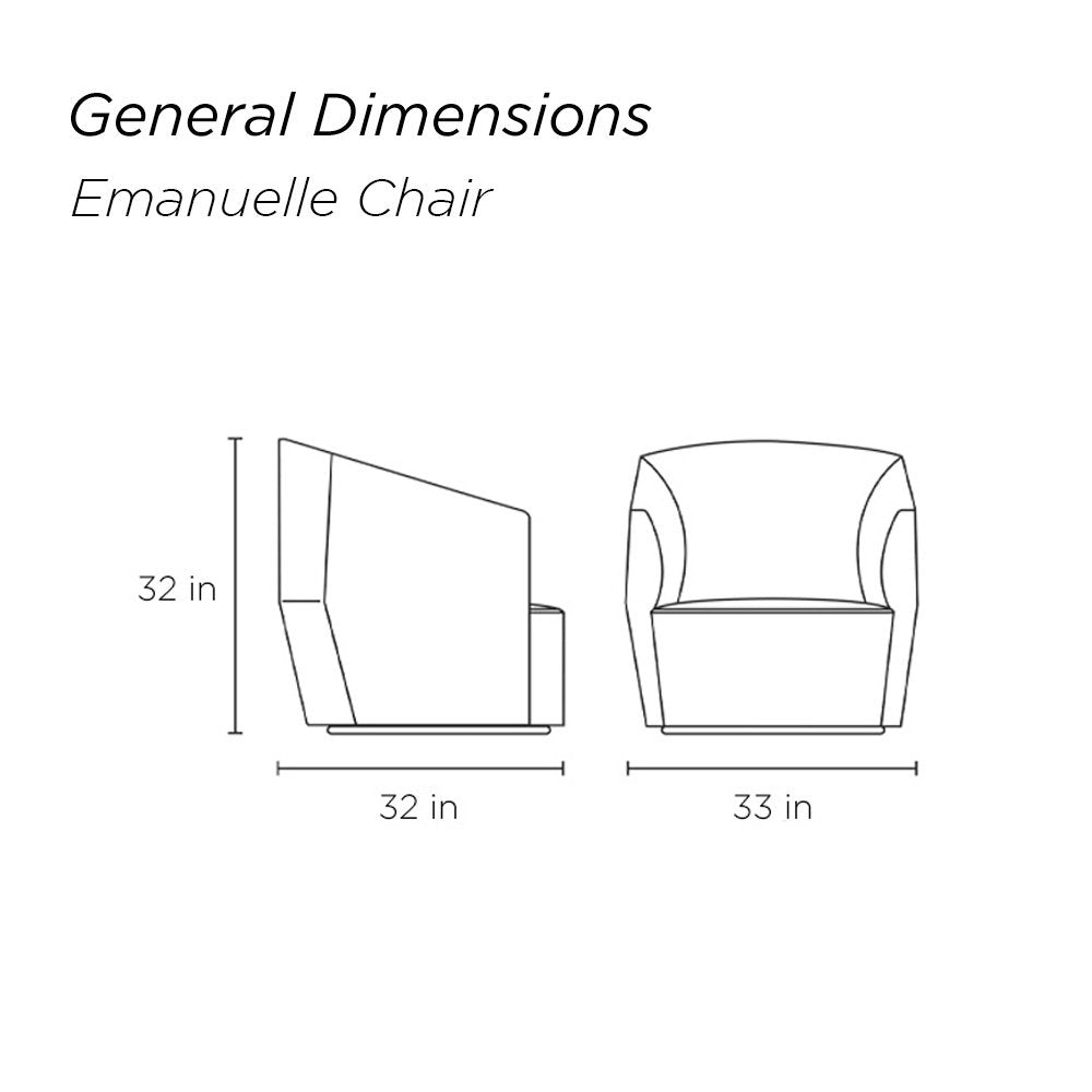 Emmanulle Swivel Barrel Chair