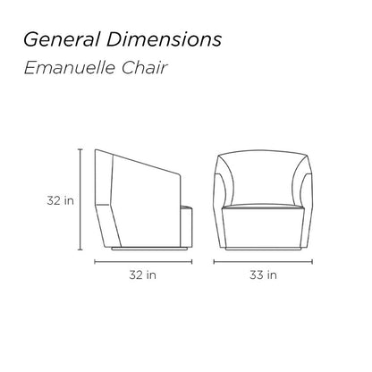 Emmanulle Swivel Barrel Chair
