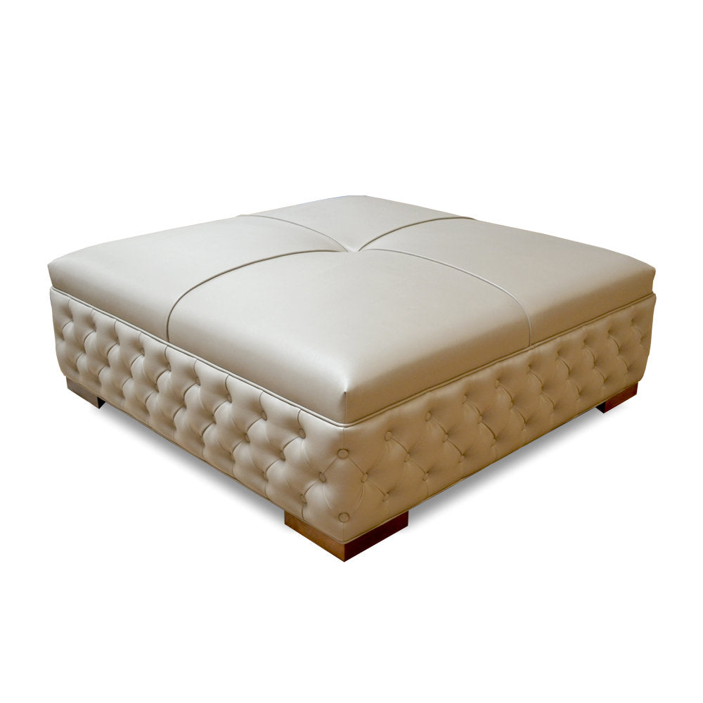 Haute House Home Emmitt Tufted Ottoman