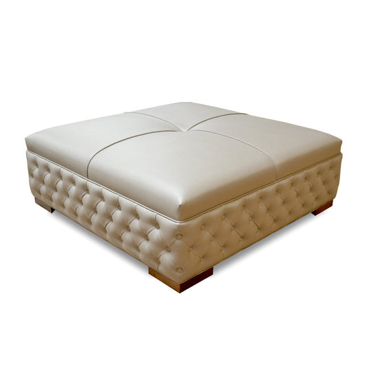 Haute House Home Emmitt Tufted Ottoman