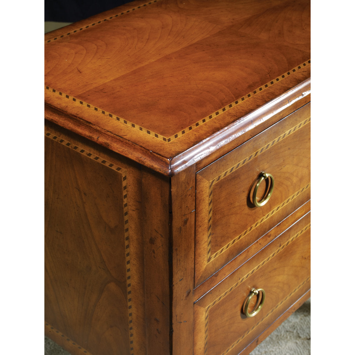 Modern History Home End Table With Storage