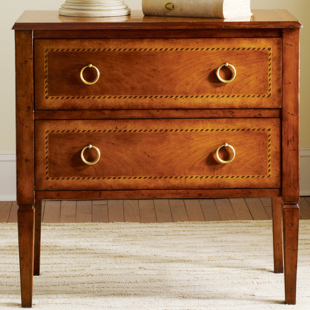 Modern History Home End Table With Storage