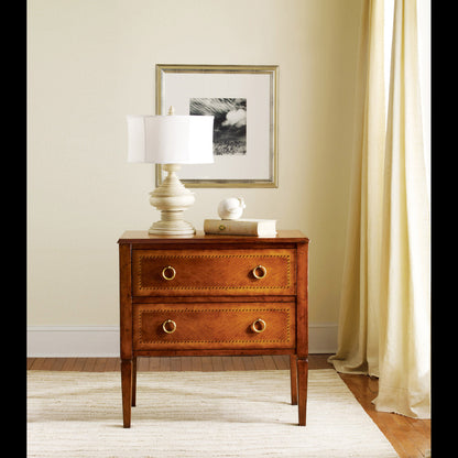 Modern History Home End Table With Storage