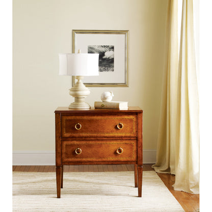 Modern History Home End Table With Storage
