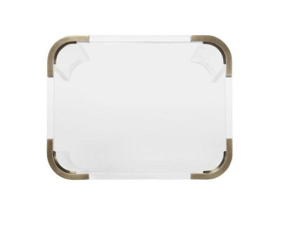 Highland House Carlson Acrylic Side Table