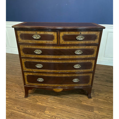 English Bow front Accent Chest