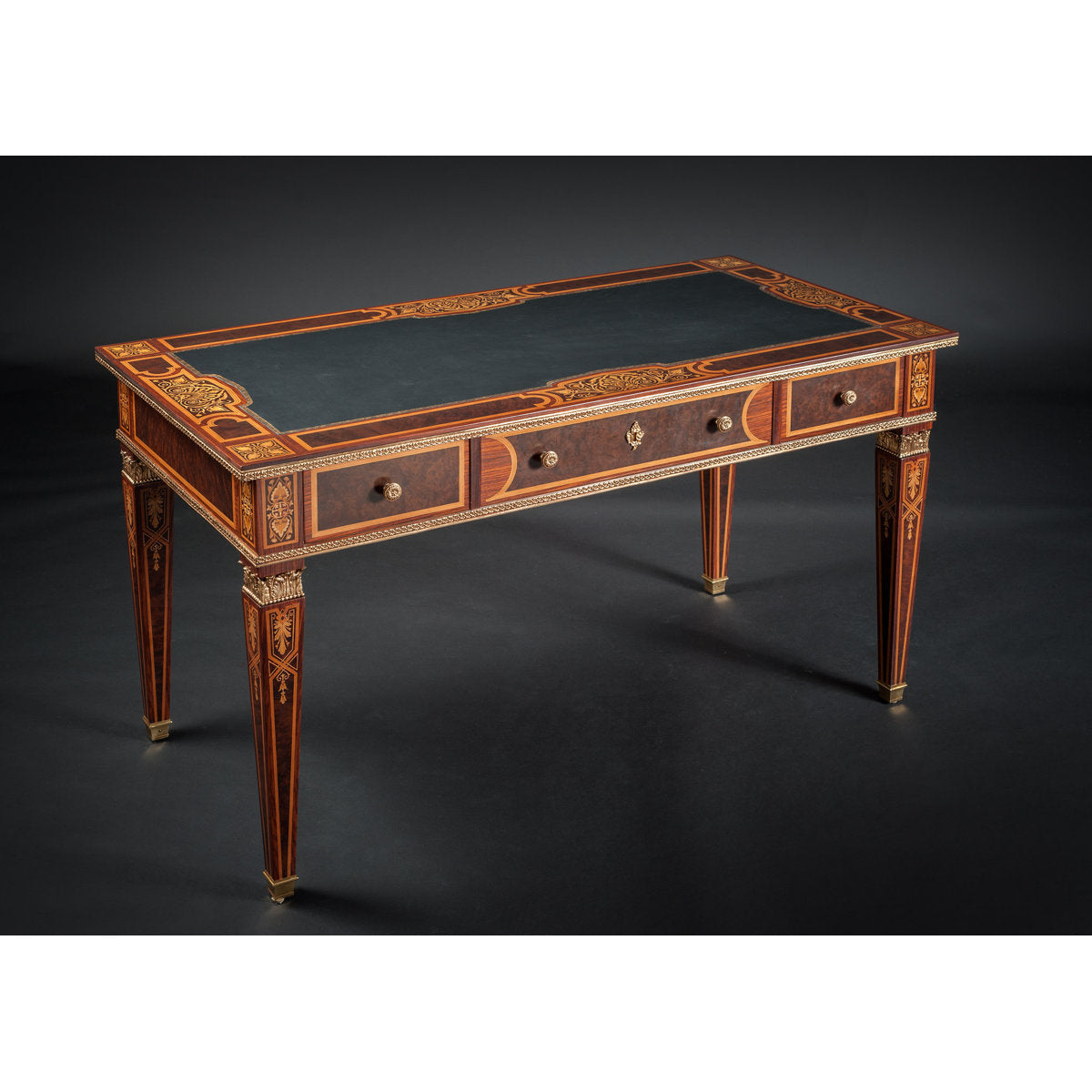English Solid Wood Writing Desk
