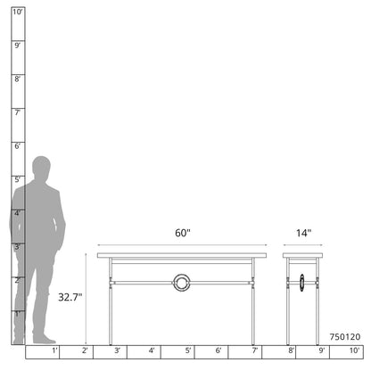 Equus 60" Console Table