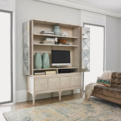 Escher Solid Wood Accent Cabinet
