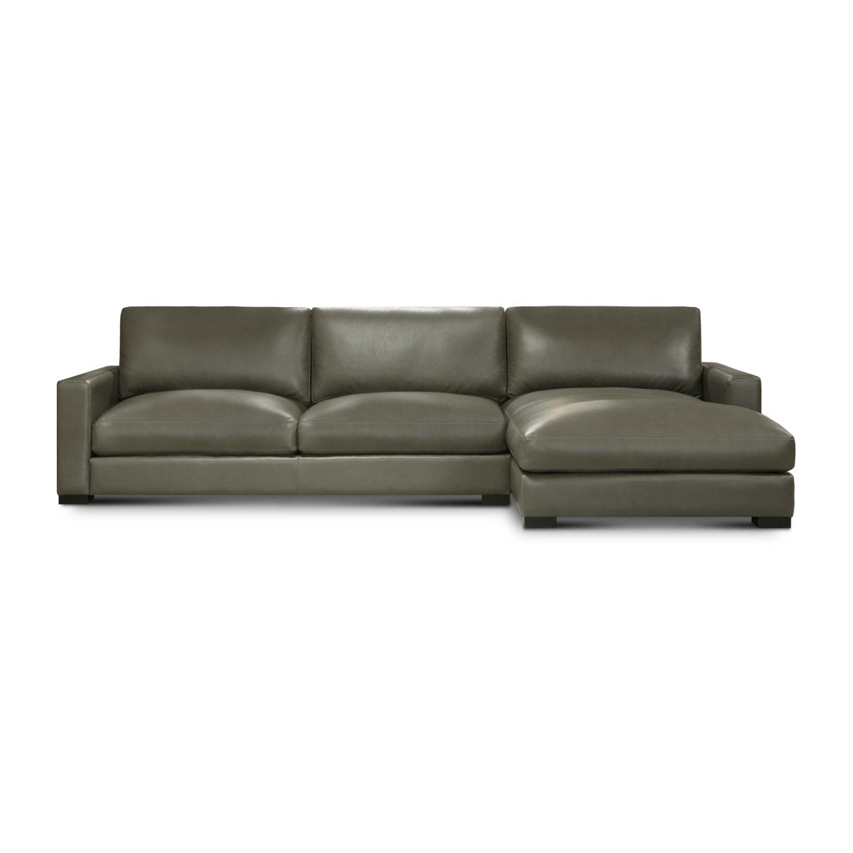 Gtxr Leather Vancouver 1305 Wide Upholstered Chaise Sectional