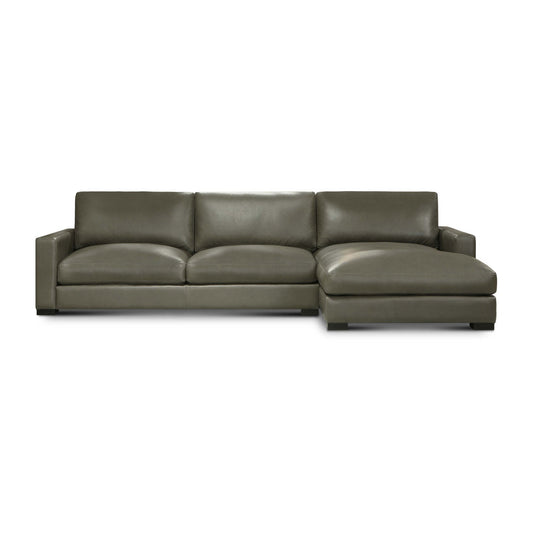 Gtxr Leather Vancouver 1305 Wide Upholstered Chaise Sectional