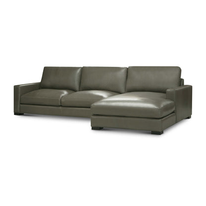 Gtxr Leather Vancouver 1305 Wide Upholstered Chaise Sectional