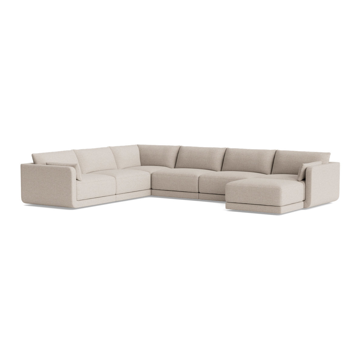 Benchmade Modern Eva Sectional With Chaise