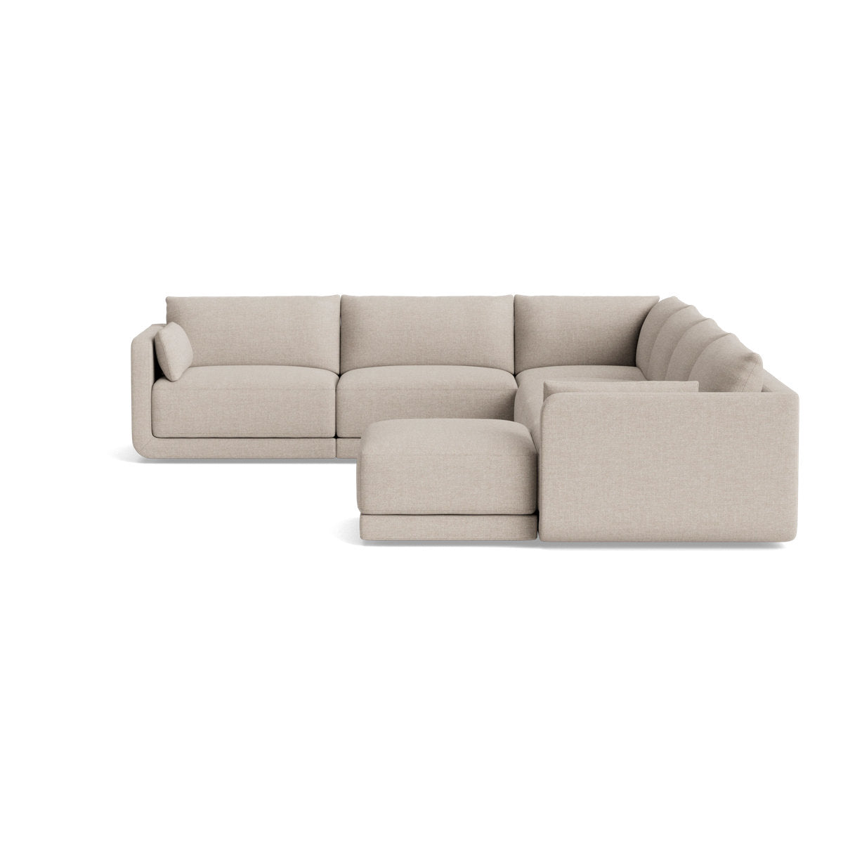 Benchmade Modern Eva Sectional With Chaise