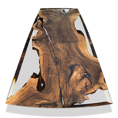 Evandros Walnut Wood Dining Table