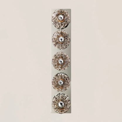 Boule De Clear Crystal Linear Grand Wall Sconce