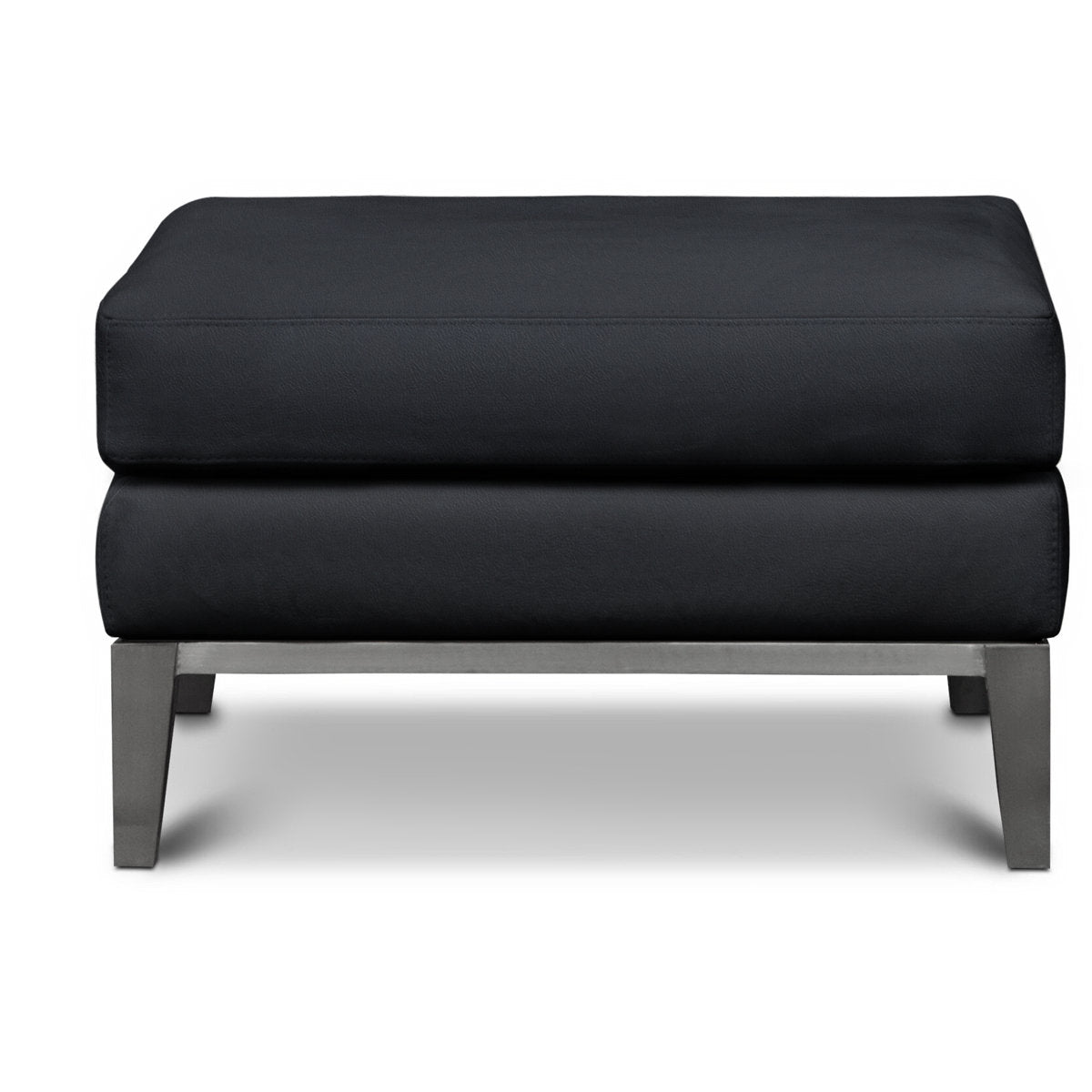 Eleanor Rigby Fairfax 30 Wide Genuine Leather Rectangle Cocktail Ottoman