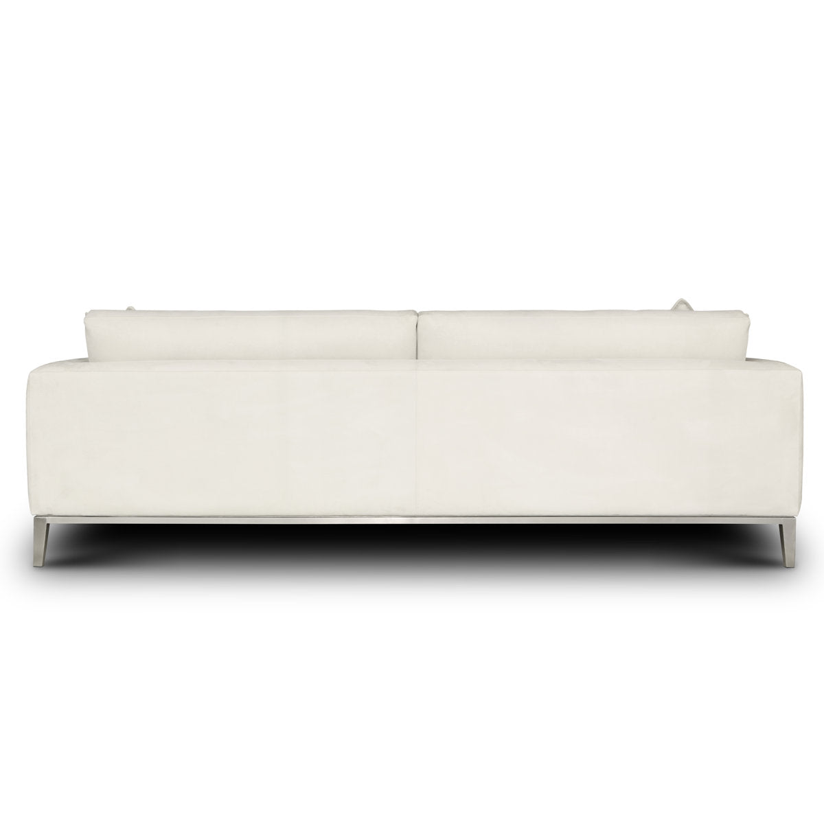Eleanor Rigby Fairfax 108 Genuine Leather Square Arm Sofa