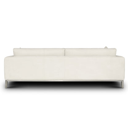 Eleanor Rigby Fairfax 108 Genuine Leather Square Arm Sofa