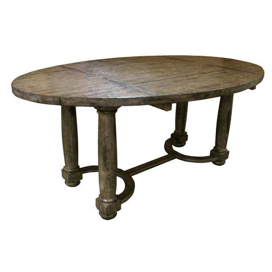 Farm Oval Solid Wood Dining Table