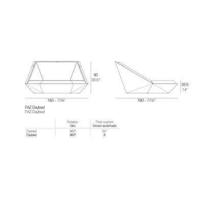 Faz - Resin Daybed - Basic