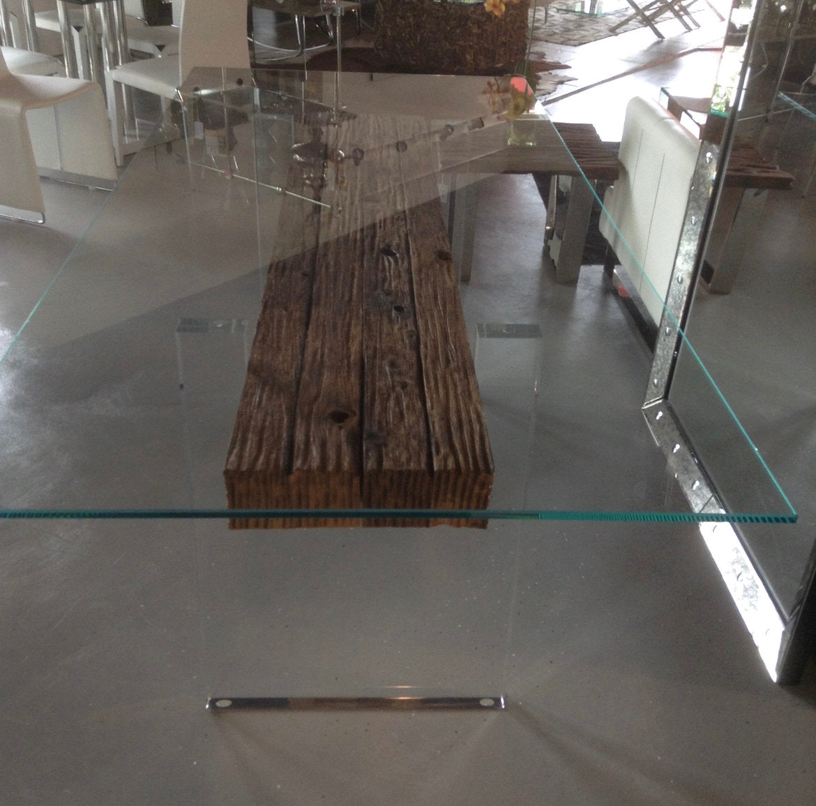 Fiorela Glass Dining Table