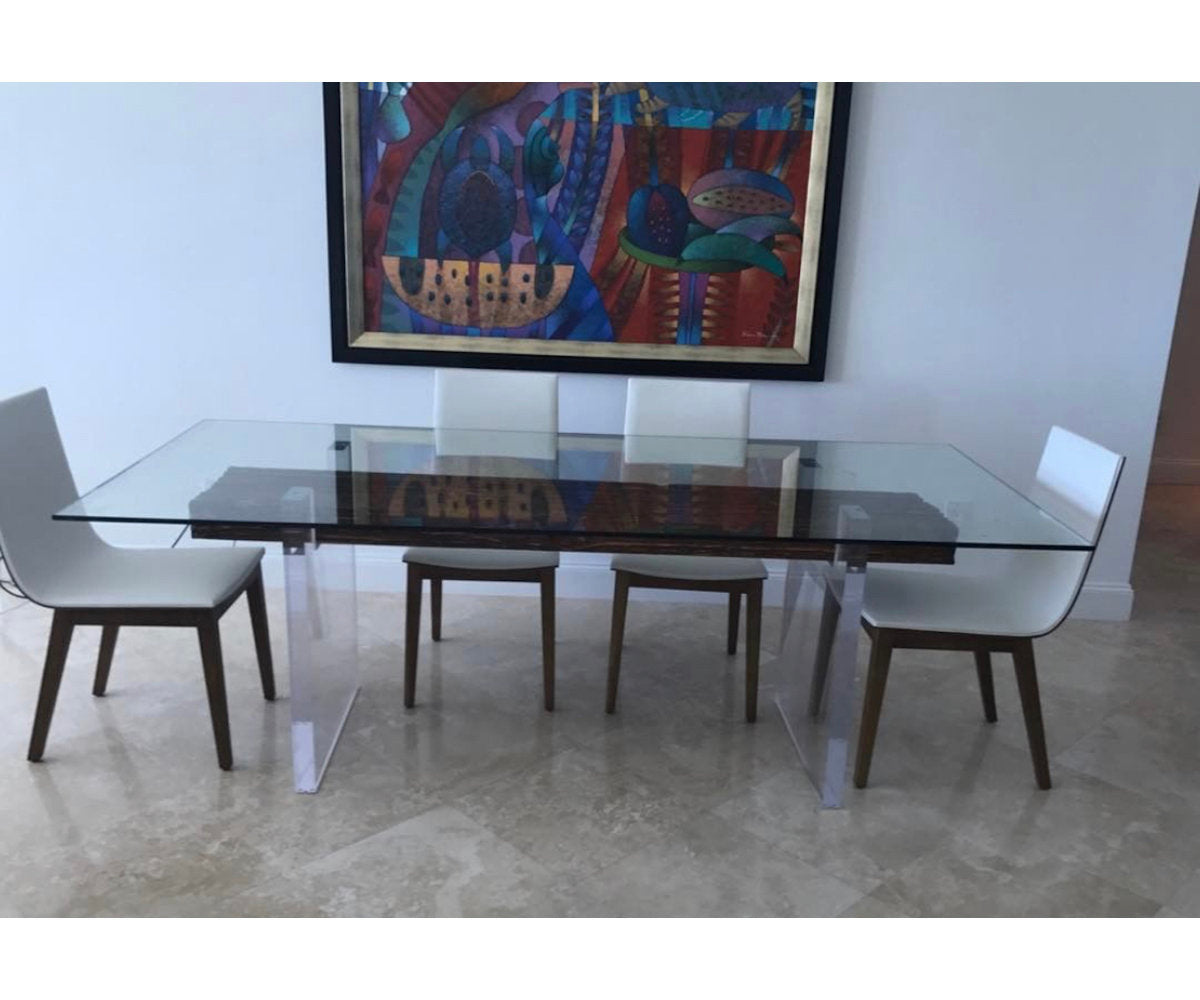 Fiorela Glass Dining Table