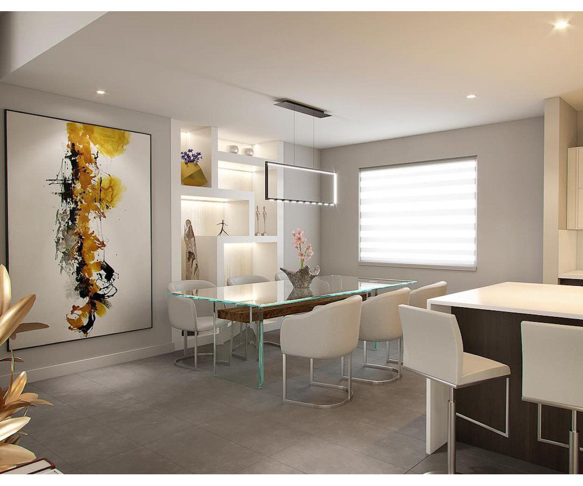 Fiorela Glass Dining Table