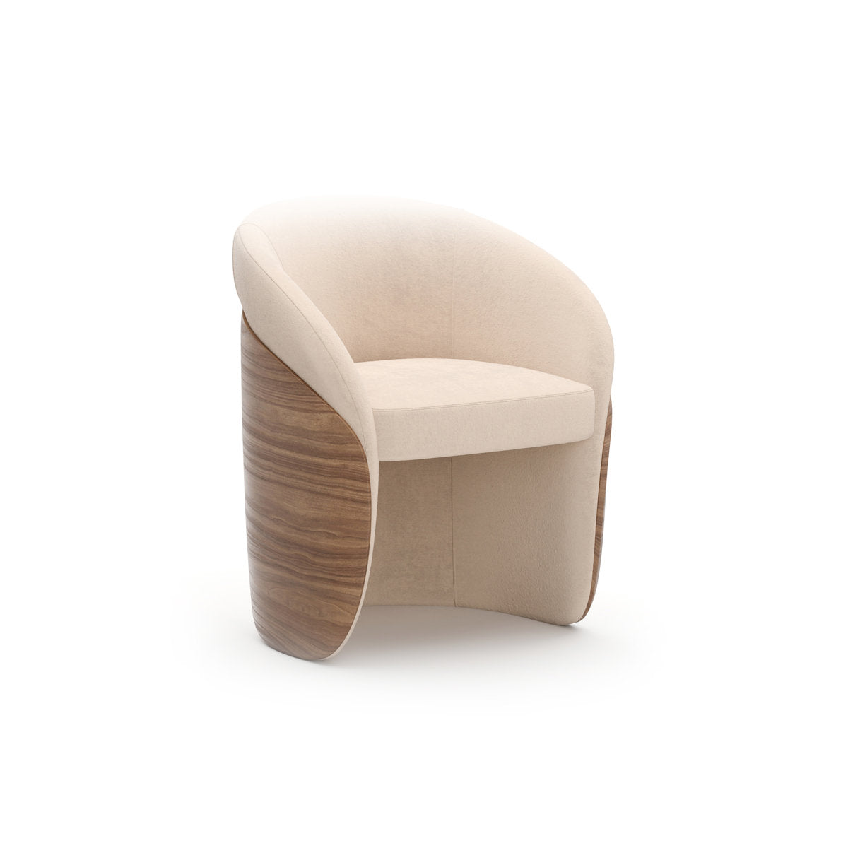 Fleur Wood Back Dining Chair