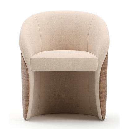 Fleur Wood Back Dining Chair
