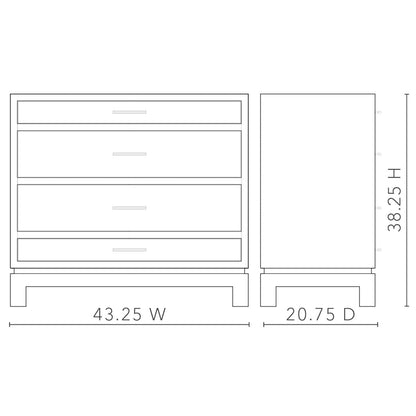 Florence Large 4 Drawer
