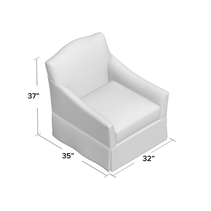 Florian 32" Wide Slipcovered Armchair