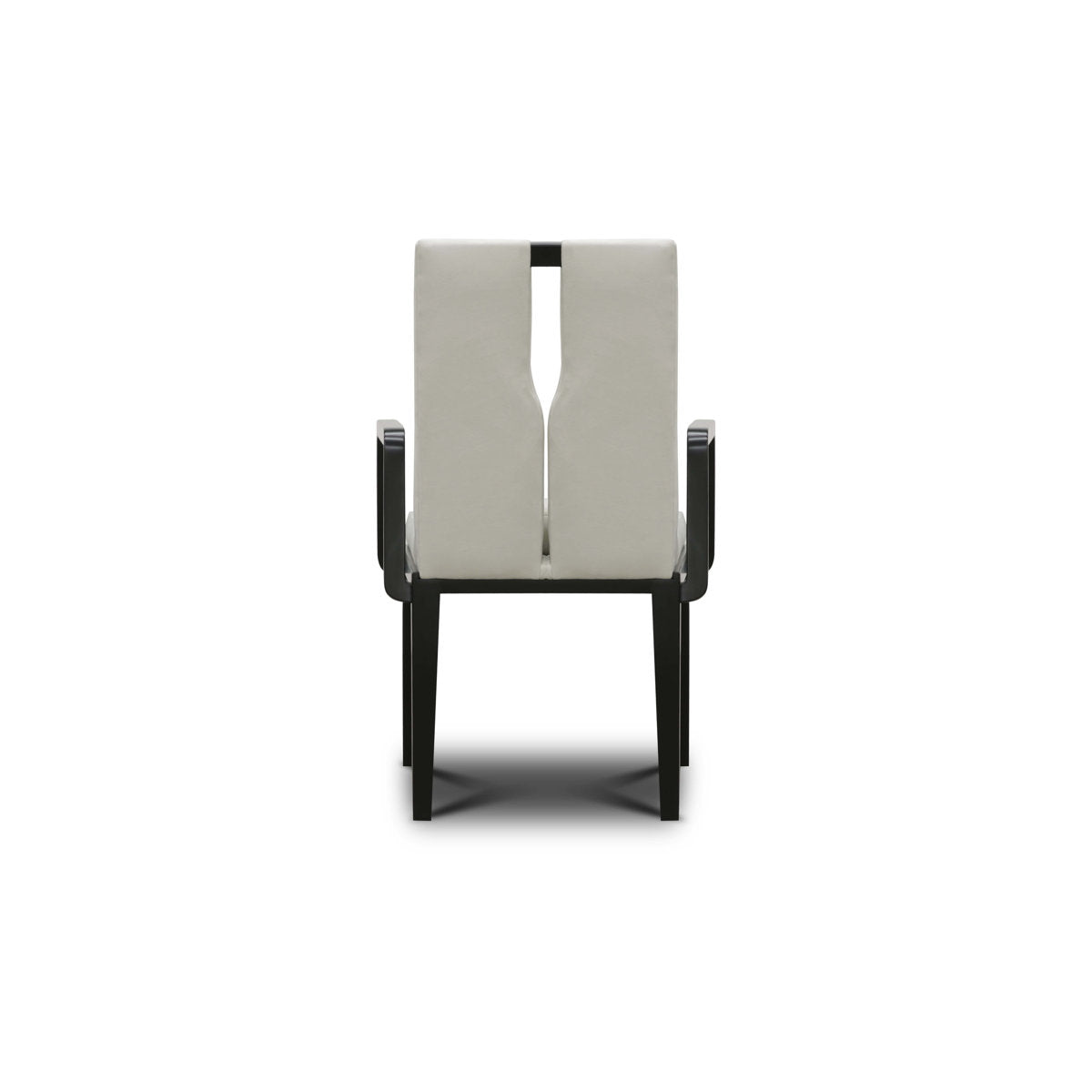 Flute Leather Arm Chair
