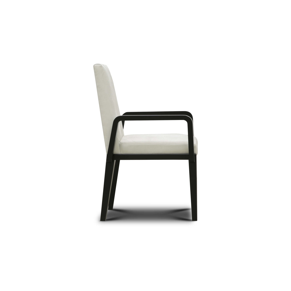 Flute Leather Arm Chair
