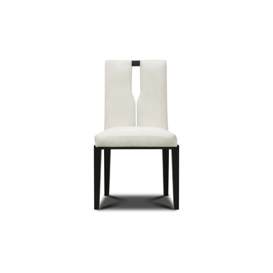 Flute Leather Dining Chair