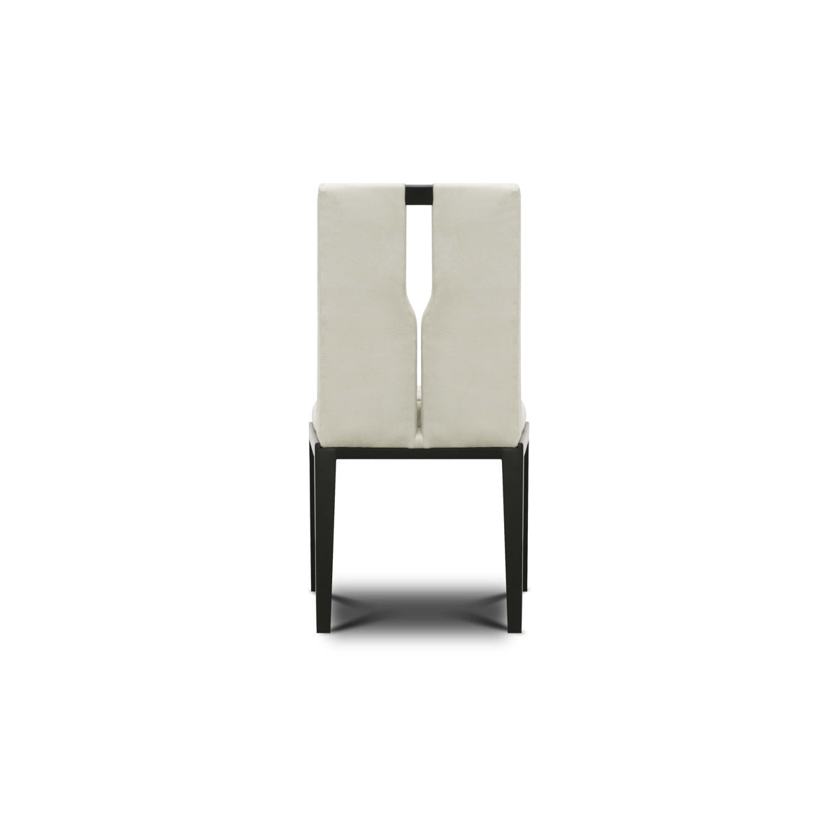 Flute Leather Dining Chair