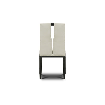 Flute Leather Dining Chair