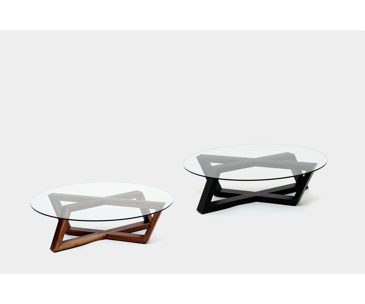 Artless Focal Cross Legs Coffee Table