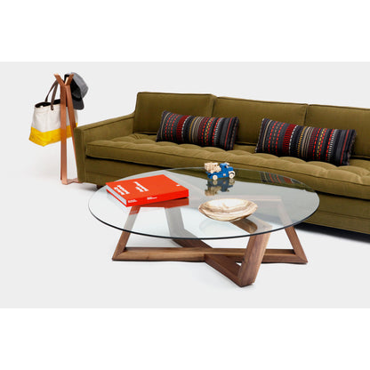 Artless Focal Cross Legs Coffee Table
