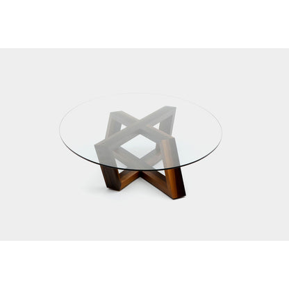 Artless Focal Cross Legs Coffee Table