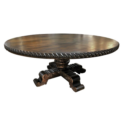 Fontainebleau Round Solid Wood Dining Table