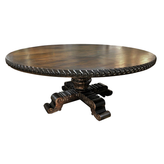 Fontainebleau Round Solid Wood Dining Table
