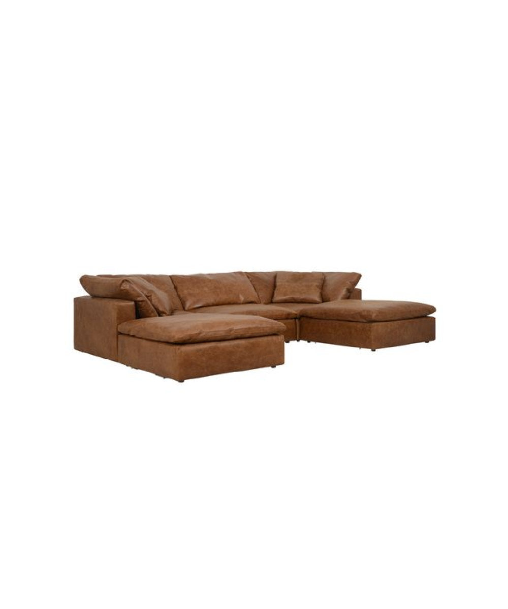 Andrew Martin Truman Leather Junior Footstool