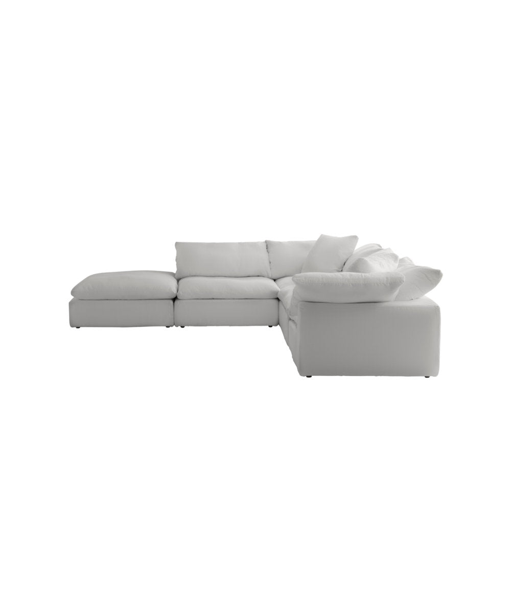 Andrew Martin Truman White Footstool