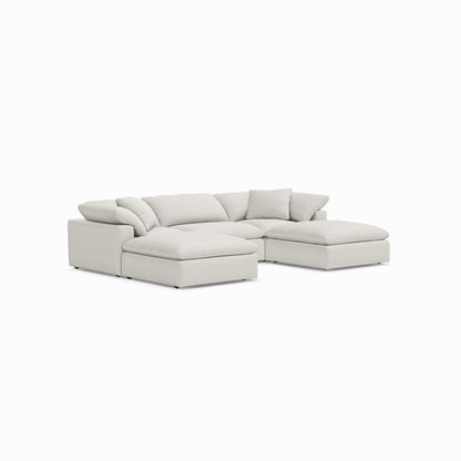 Andrew Martin Truman White Footstool