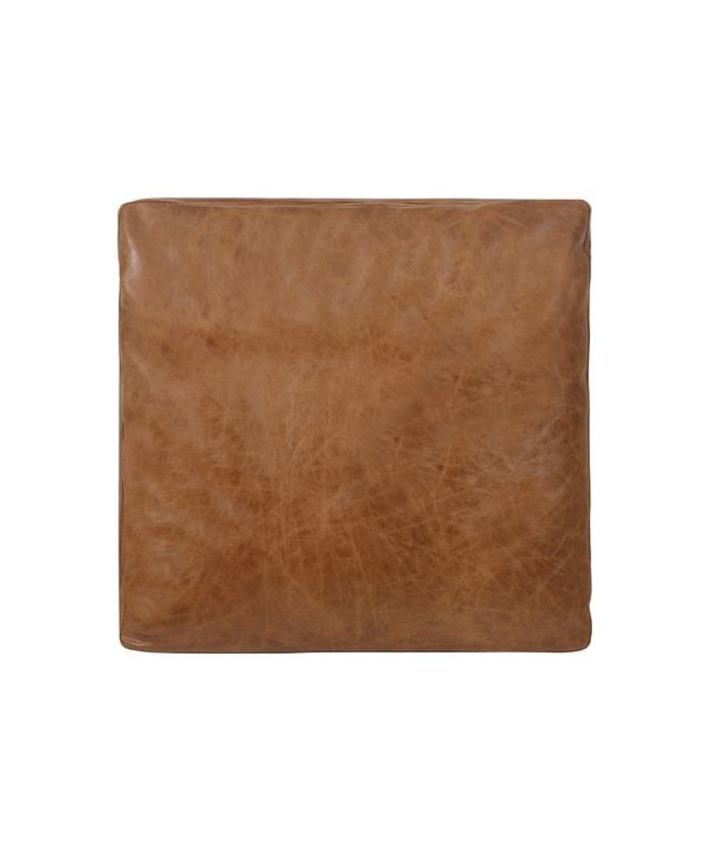 Andrew Martin Truman Leather Junior Footstool