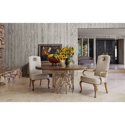 Forest Round Solid Oak Dining Table