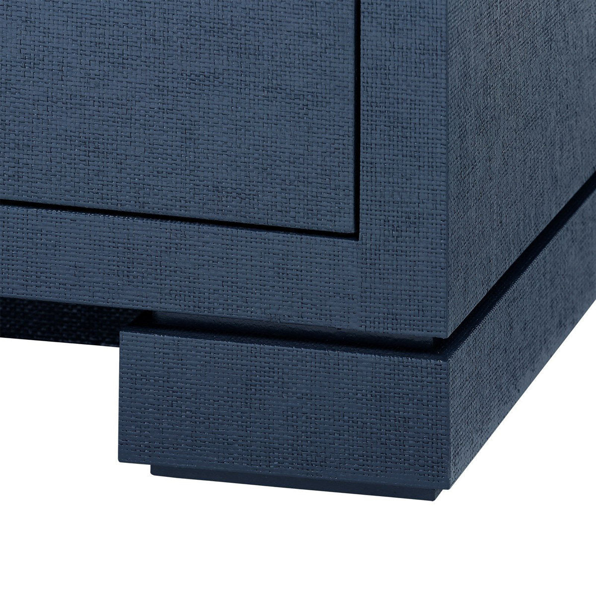 Frances Lacquered Grasscloth 6 Drawer Accent Chest